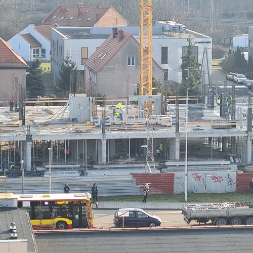 Postęp prac na budowie apartamentów Otyńska 4