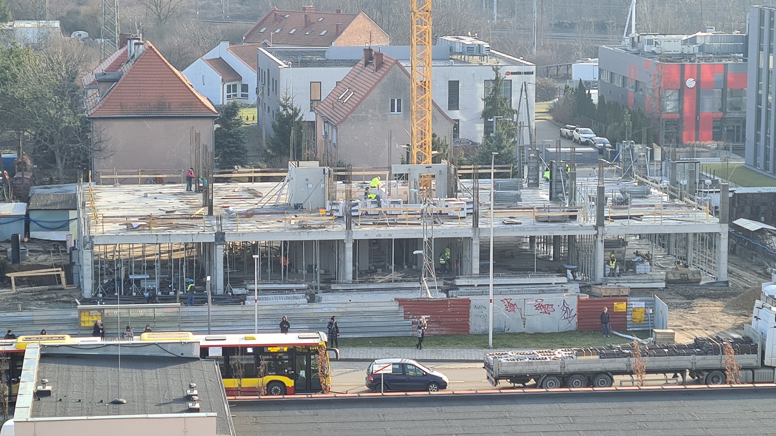 Postęp prac na budowie apartamentów Otyńska 4